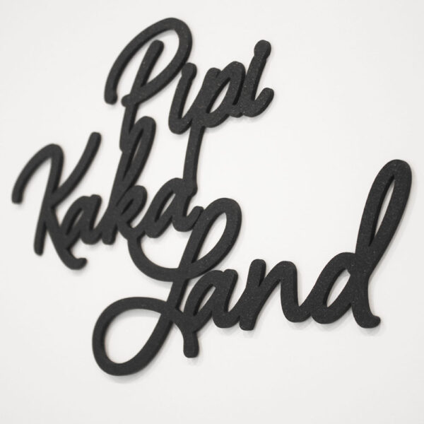 Türschild Pipi Kaka Land – aus PLA im 3D-Druck gefertigt