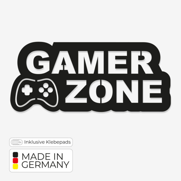 Türschild Gamer Zone – Stylische Deko für echte Zocker