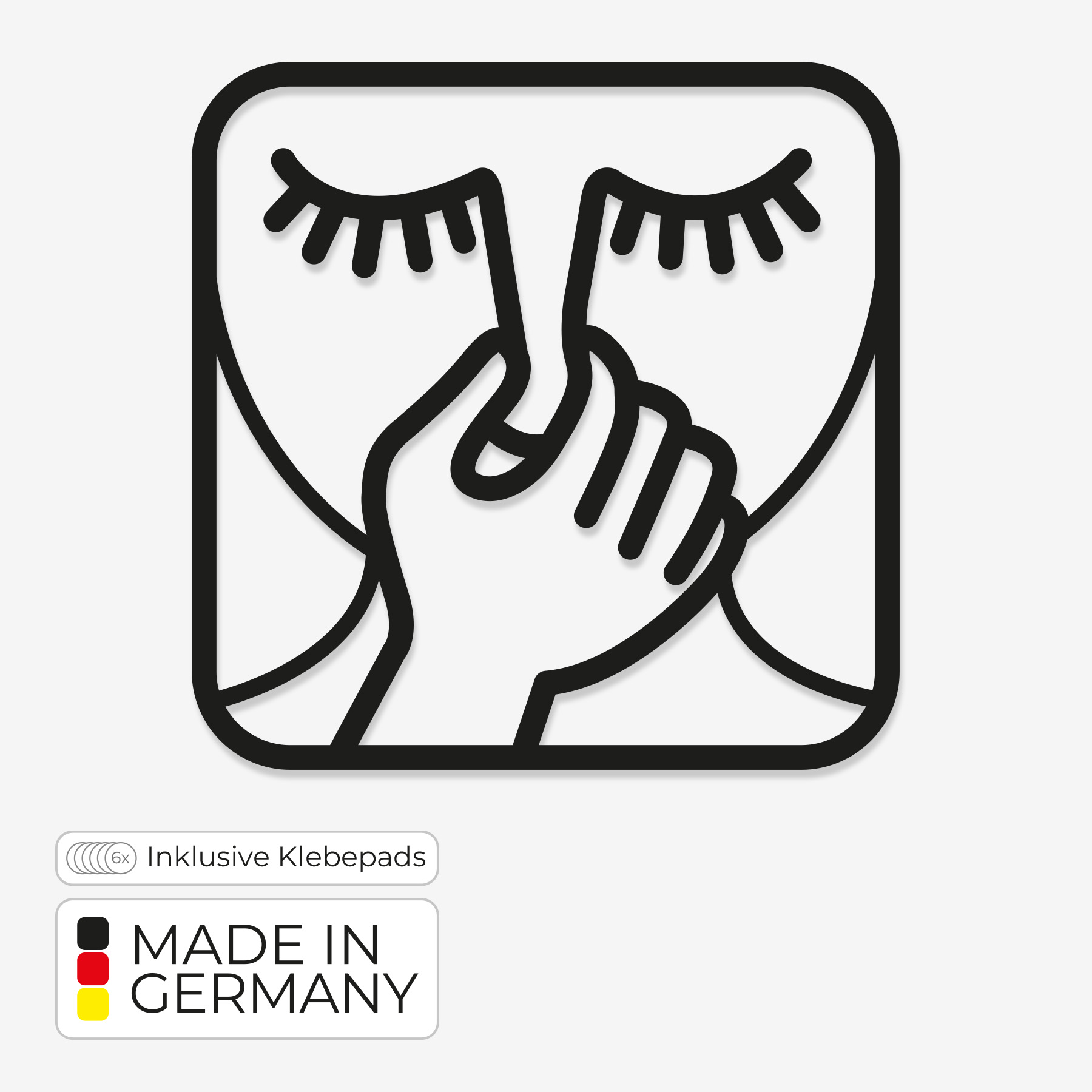 Türschild MIEF – aus PLA
